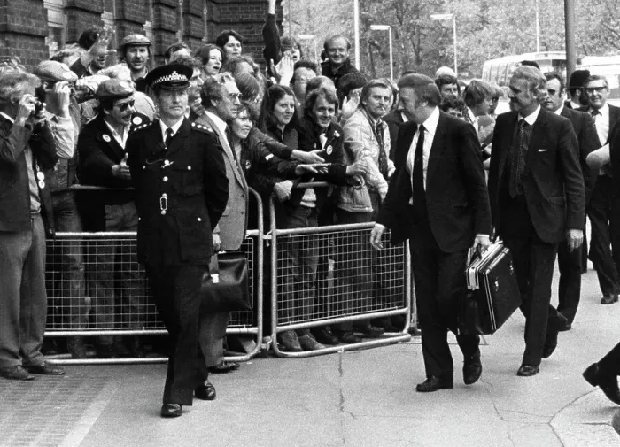 Framed Print : Arthur Scargill and miners leaders Framed Print : Arthur Scargill and miners leaders
