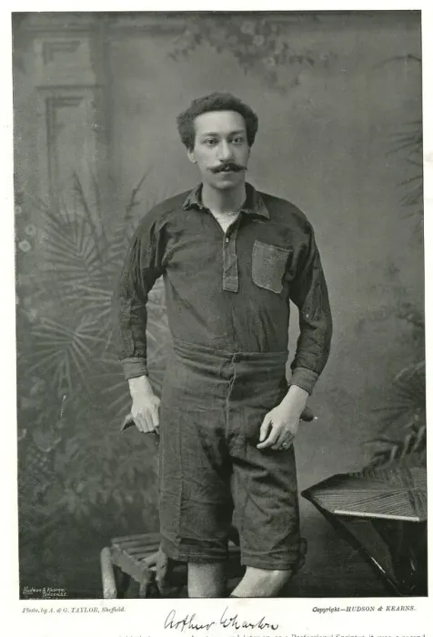 Framed Print : Arthur Wharton, Preston North End and Rotherham FC Framed Print : Arthur Wharton, Preston North End and Rotherham FC