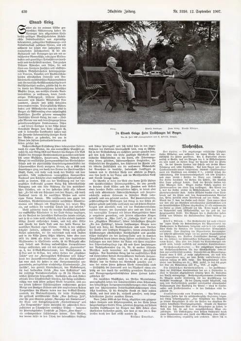 Framed Print : Article about Edvard Grieg Framed Print : Article about Edvard Grieg