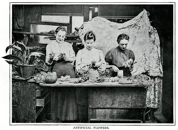 Artificial flowers 1900s