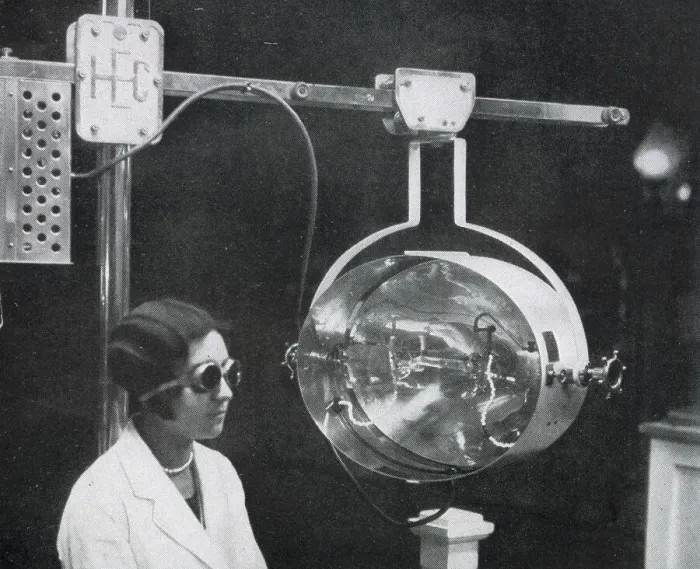 Framed Print : Artificial Sunlight Treatment 1928 Framed Print : Artificial Sunlight Treatment 1928