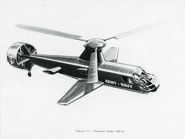 Artist?s concept of the Piasecki 16H-1A Pathfinder II
