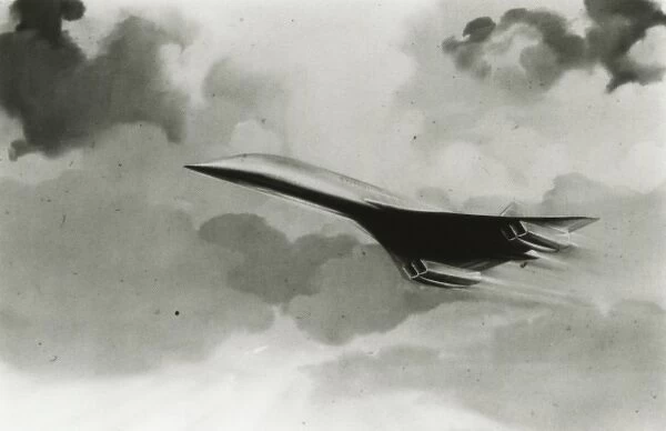 Artists impression of Concorde