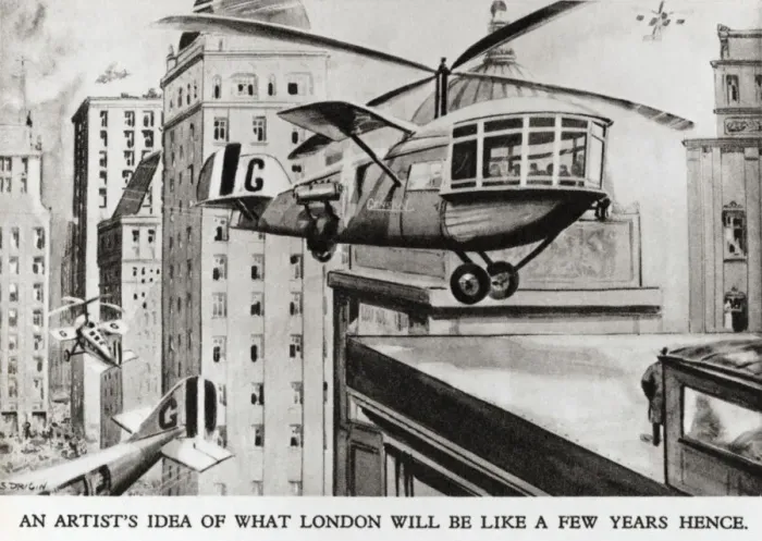 Framed Print : An Artists-Impression of What London Will Be Like in a F? Framed Print : An Artists-Impression of What London Will Be Like in a F?