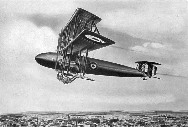 An artists impression of the Tarrant Tabor in flight