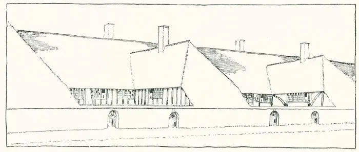 Framed Print : Arts & Crafts Terrace House From North Framed Print : Arts & Crafts Terrace House From North
