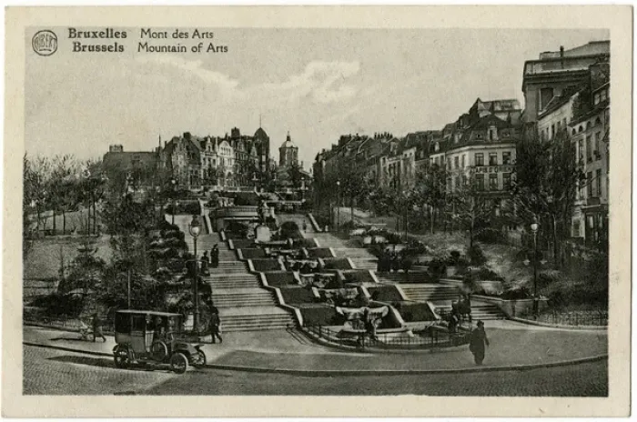 Framed Print : The Arts Hill (Mont des Arts ) at Brussels, Belgium Framed Print : The Arts Hill (Mont des Arts ) at Brussels, Belgium