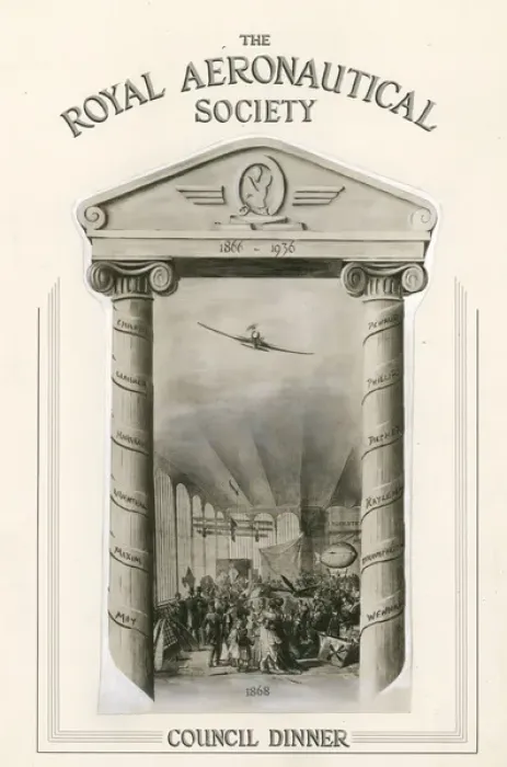 Framed Print : Artwork for a Council dinner - RAeS Framed Print : Artwork for a Council dinner - RAeS
