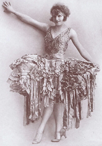 Artys, one of the dancers at the Moulin Rouge