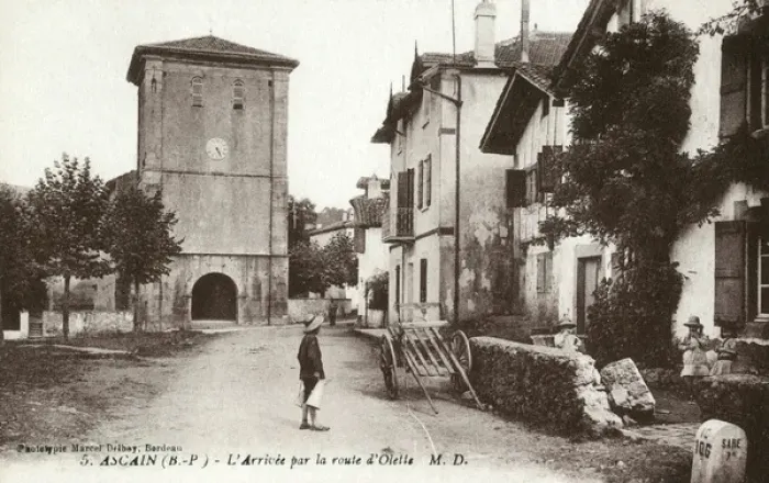 Framed Print : Ascain, France - The Road from Olette