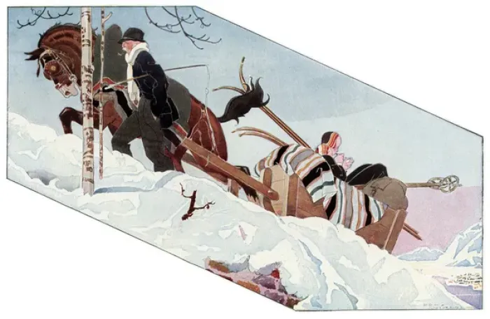 Framed Print : Ascending ski slope 1931 Framed Print : Ascending ski slope 1931