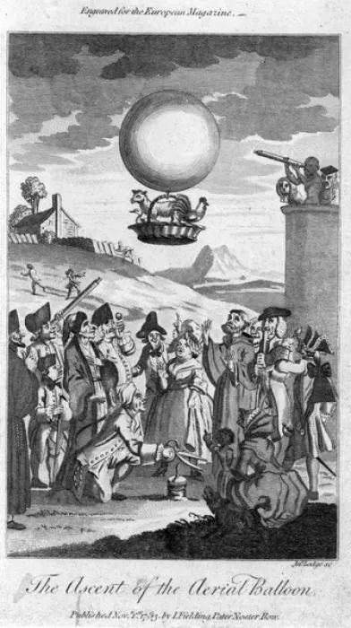 Framed Print : The Ascent of the Aerial Balloon Framed Print : The Ascent of the Aerial Balloon