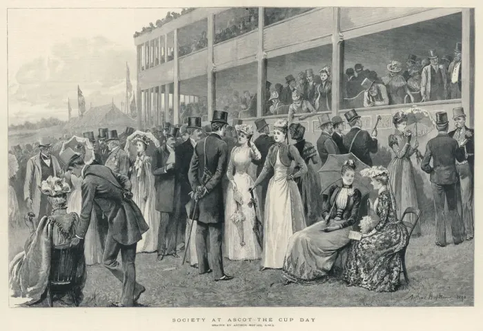 Framed Print : ASCOT 1890 Framed Print : ASCOT 1890