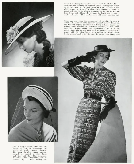 Framed Print : Ascot hats 1937 Framed Print : Ascot hats 1937