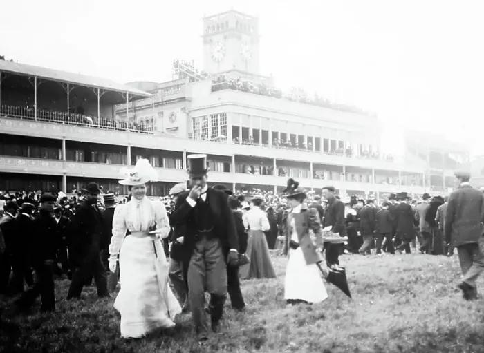 Framed Print : Ascot Racecourse, Victorian period Framed Print : Ascot Racecourse, Victorian period