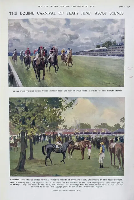 Framed Print : Ascot Scenes Framed Print : Ascot Scenes