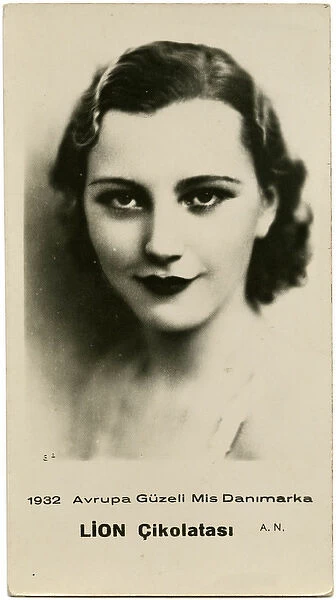 Ase (Aase) Clausen - Miss Europe in 1932