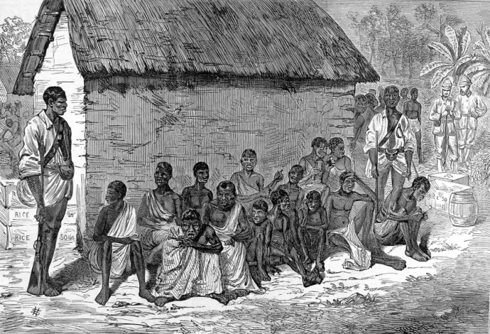 Framed Print : The Ashanti War (1873-74) - Ashanti prisoners of war Framed Print : The Ashanti War (1873-74) - Ashanti prisoners of war