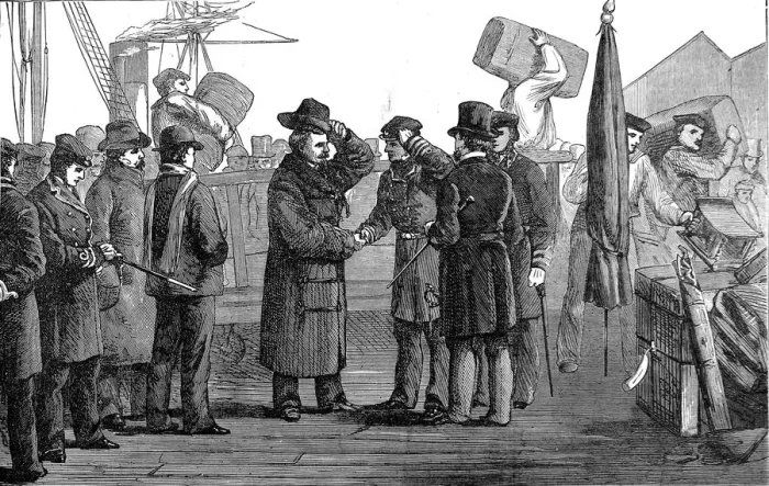 Framed Print : The Ashanti War (1873-74) - Sir Garnet Wolseley returns home Framed Print : The Ashanti War (1873-74) - Sir Garnet Wolseley returns home