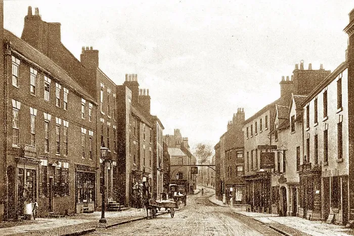 Framed Print : Ashbourne Church Street early 1900s Framed Print : Ashbourne Church Street early 1900s
