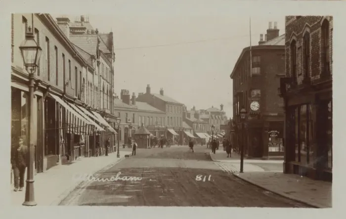 Framed Print : Ashley Road, Altrincham, Trafford, ManchesterLancashire, England. Date: 1900s Framed Print : Ashley Road, Altrincham, Trafford, ManchesterLancashire, England. Date: 1900s