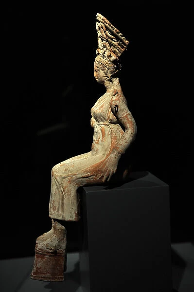 Asia Minor. Ancient Art. Maiden in Wedding adornment. 100-50