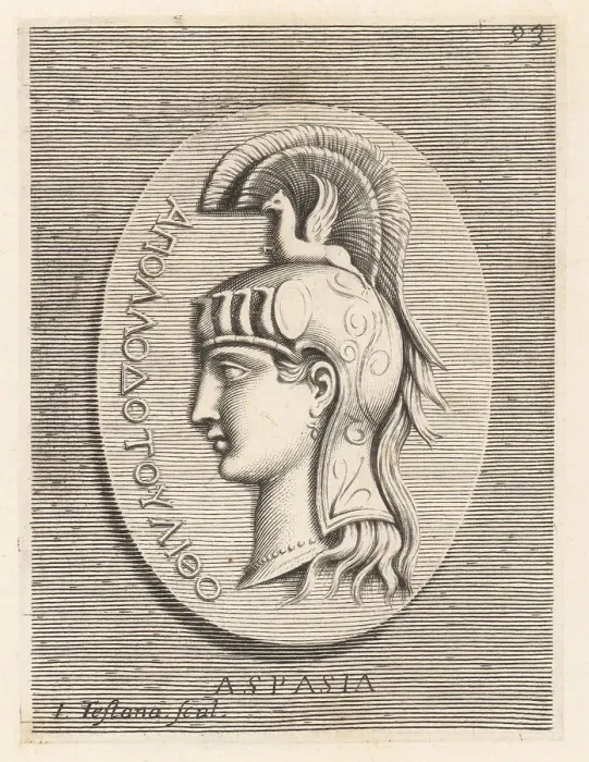 Framed Print : Aspasia, famous for her relationship with the statesman Pericles Framed Print : Aspasia, famous for her relationship with the statesman Pericles