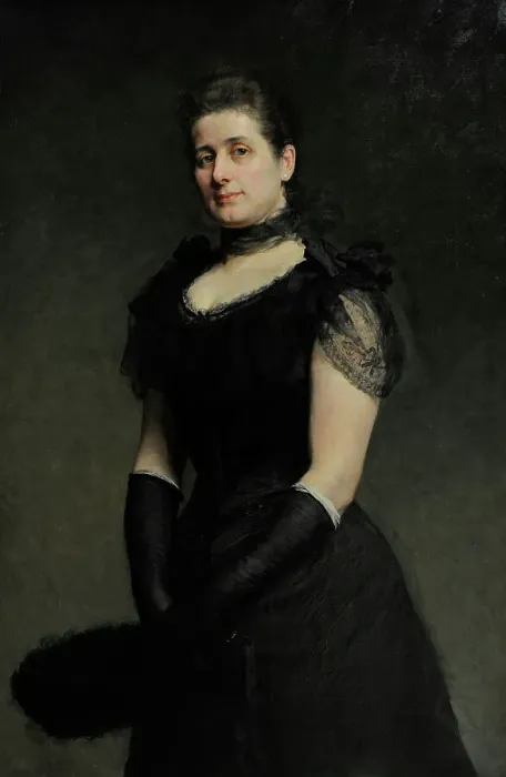 Framed Print : Aspazja von Goldschmidt, 1895, by Kazimierz Pochwalski Framed Print : Aspazja von Goldschmidt, 1895, by Kazimierz Pochwalski