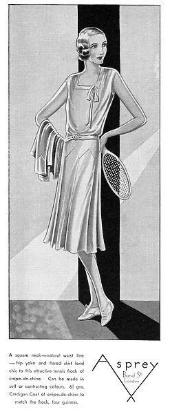 Asprey tennis dress advertisement