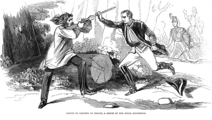 Framed Print : Assassination attempt on King Louis Philippe Framed Print : Assassination attempt on King Louis Philippe