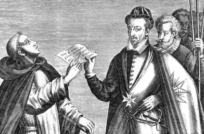 Framed Print : Assassination of Henri III Framed Print : Assassination of Henri III