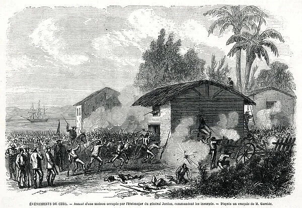 Assault on House by Spanish Soldiers