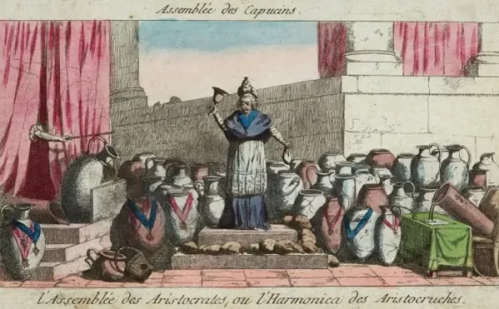 Framed Print : Assemblee des Capucins l Assemblee des aristocrates, ou l ha Framed Print : Assemblee des Capucins l Assemblee des aristocrates, ou l ha