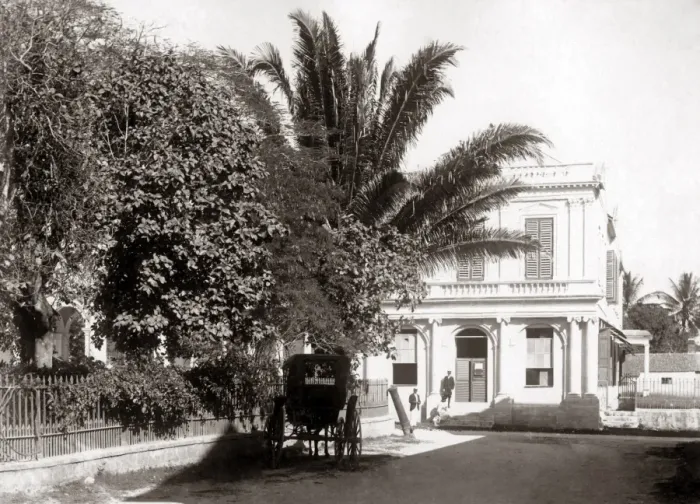 Framed Print : The Assembly Buildings, Spanish Town, Jamaica, circa 1900 Framed Print : The Assembly Buildings, Spanish Town, Jamaica, circa 1900