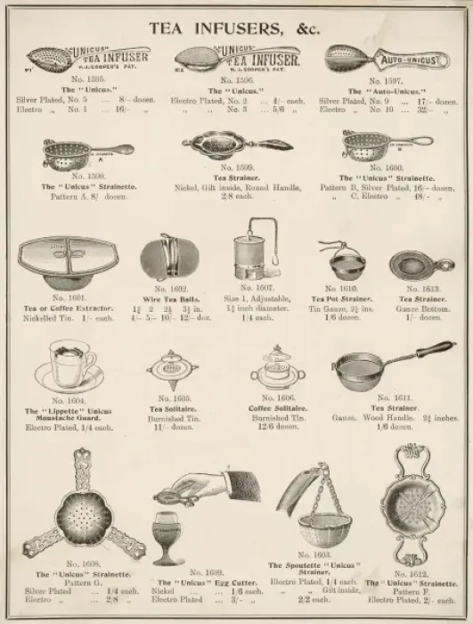 Framed Print : An assortment of tea infusers Framed Print : An assortment of tea infusers