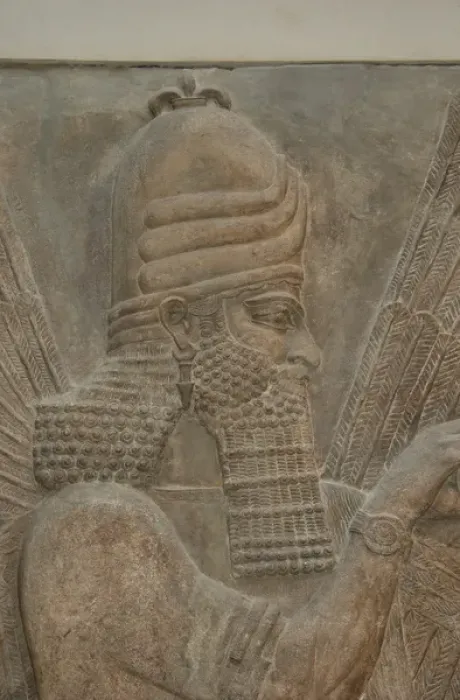 Framed Print : Assyrian Art. Reliefs from Sargon IIs Palace. Genius. Dur Framed Print : Assyrian Art. Reliefs from Sargon IIs Palace. Genius. Dur