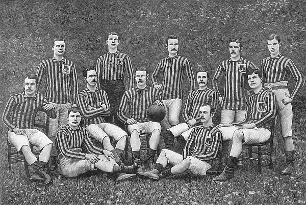 Aston Villa win the F. A Cup, 1887