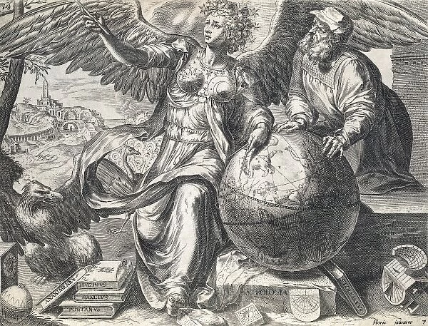 The Astrology (allegory). Cornelis Cort engraving