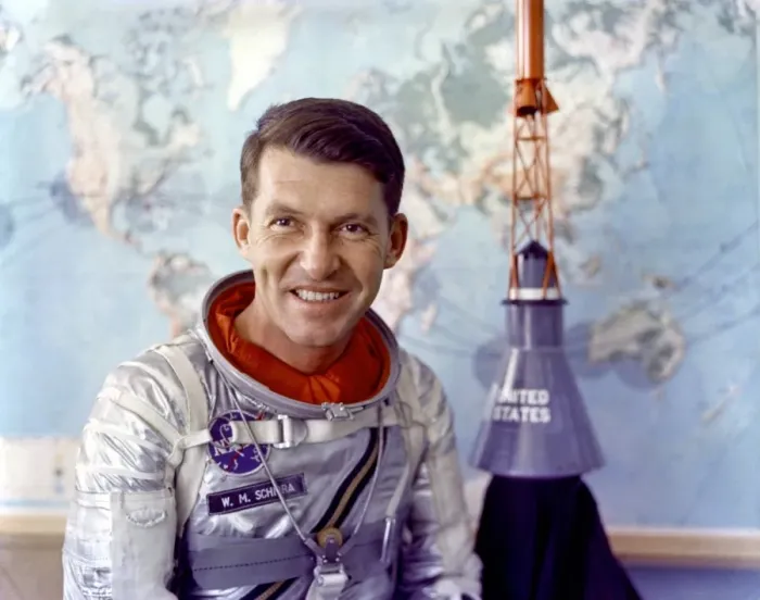 Framed Print : Astronaut Walter Schirra Framed Print : Astronaut Walter Schirra