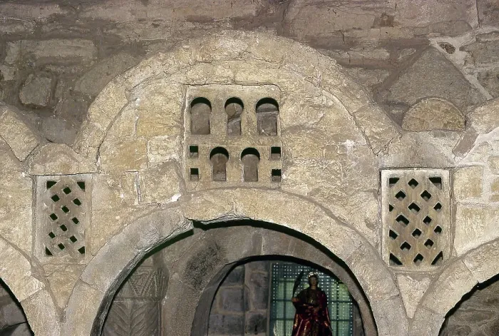 Framed Print : Asturias, Pola de Lena. Chapel of Santa Cristina de Lena