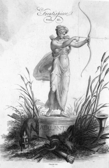 Framed Print : ATALANTA. Atalanta was the outstanding female bowperson of her generation,