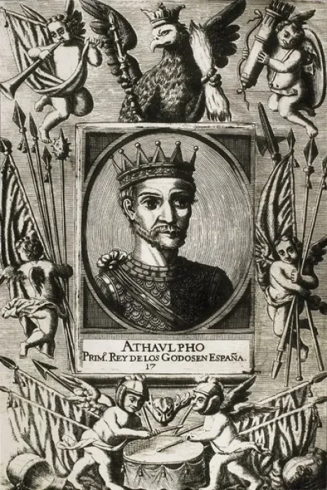 Framed Print : Ataulf (?-415). Visigothic King Framed Print : Ataulf (?-415). Visigothic King