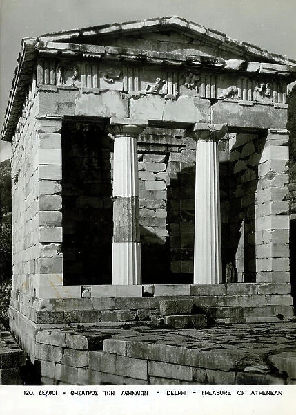 The Athenean Treasury at Delhi, Greece