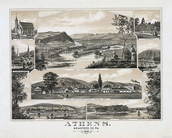 Athens. Bradford Co. Pa. 1881