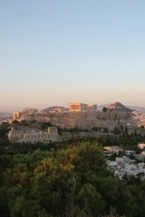 Framed Print : Athens. Panoramic view of the Acropolis. Sunset Framed Print : Athens. Panoramic view of the Acropolis. Sunset