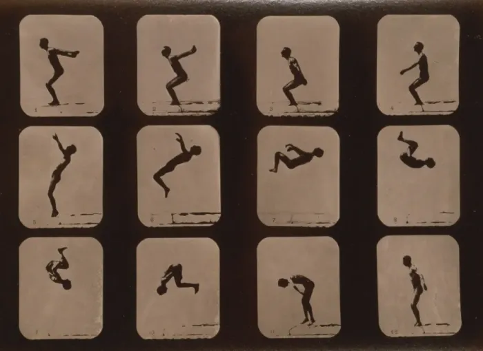 Framed Print : Athletes. Back summersault Framed Print : Athletes. Back summersault