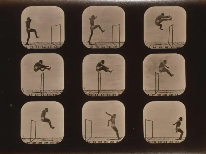 Framed Print : Athletes. Walking high leap Framed Print : Athletes. Walking high leap