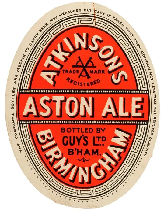 Framed Print : Atkinsons Aston Ale Framed Print : Atkinsons Aston Ale