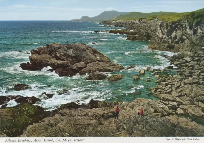 Framed Print : Atlantic Breakers, Achill Island, County Mayo Framed Print : Atlantic Breakers, Achill Island, County Mayo