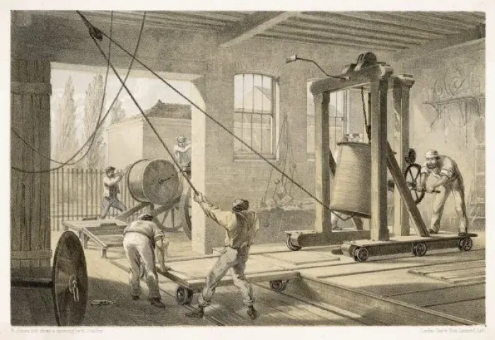 Framed Print : Atlantic Cable Loaded Framed Print : Atlantic Cable Loaded